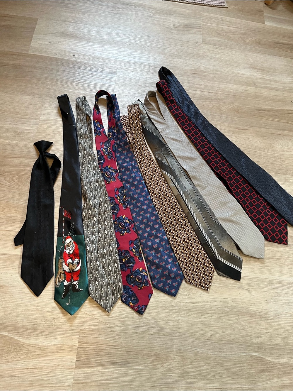Men's Mixed Pattern Necktie Bundle of 10